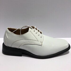 Stacy Adams Boys Carmichael Oxford White Size 1.5 M Big Kid